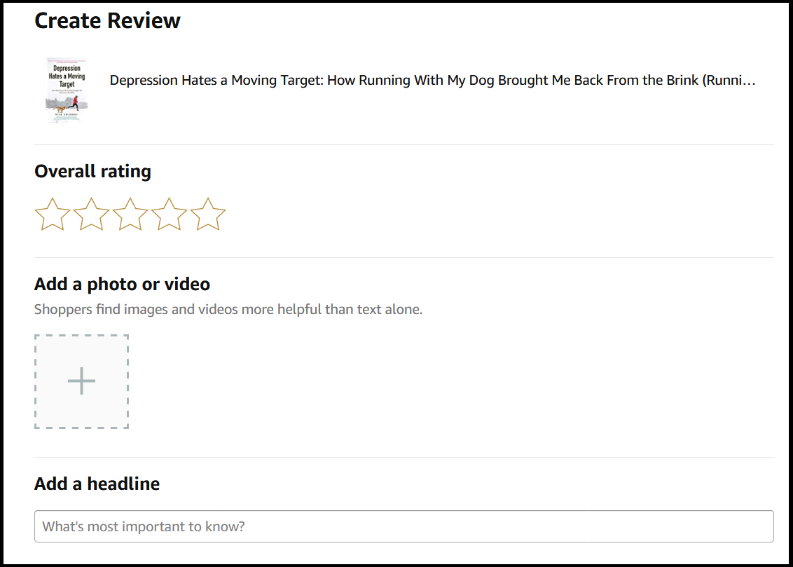 Easily Create Amazon Review Links Author, Meditator, Runner