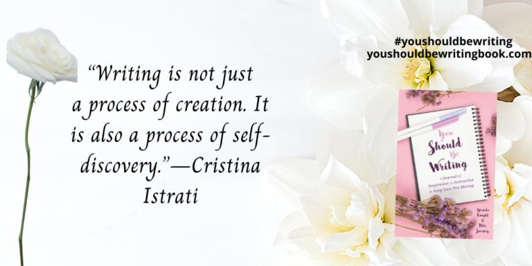 "Writing is not just an act of creation. It is a process of self-discovery."—Cristina Istrati