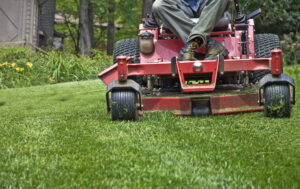 sound - riding lawn mower cutting grass
