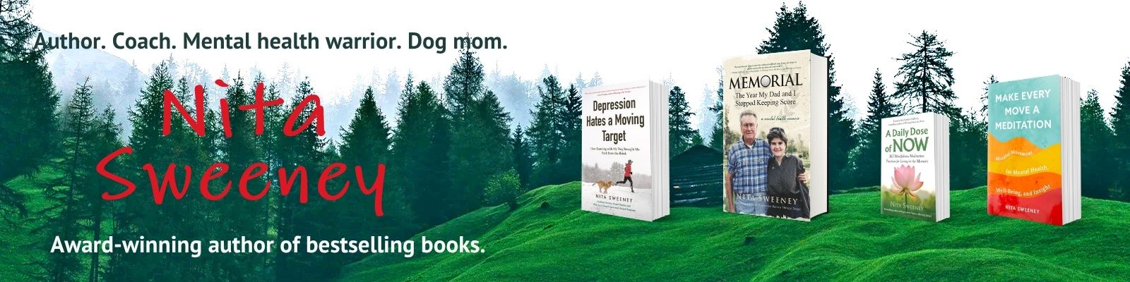 Home page banner with memorial book